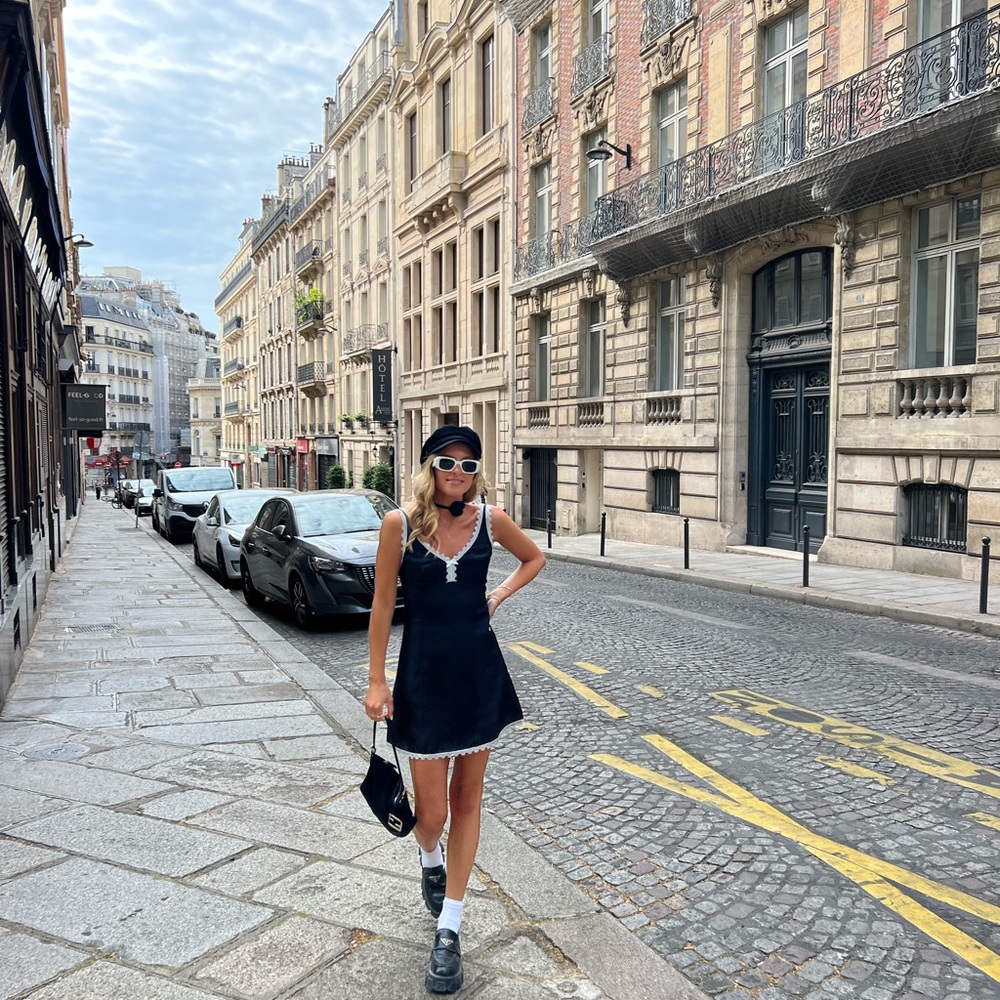Princess Polly black mini dress